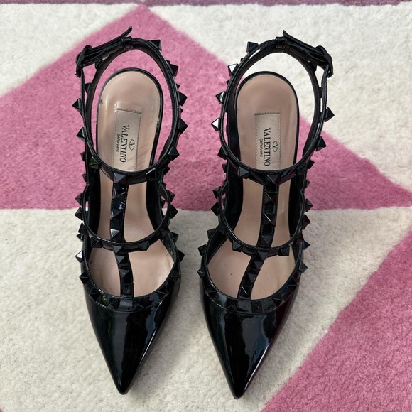 Valentino Shoes - Valentino Women's Black Studded Heels